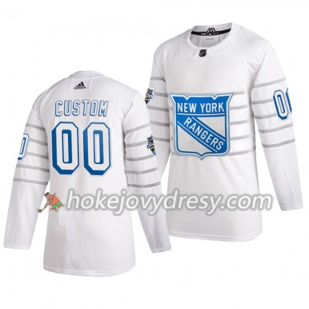 Pánské Hokejový Dres New York Rangers Custom Bílá Adidas 2020 NHL All-Star Authentic